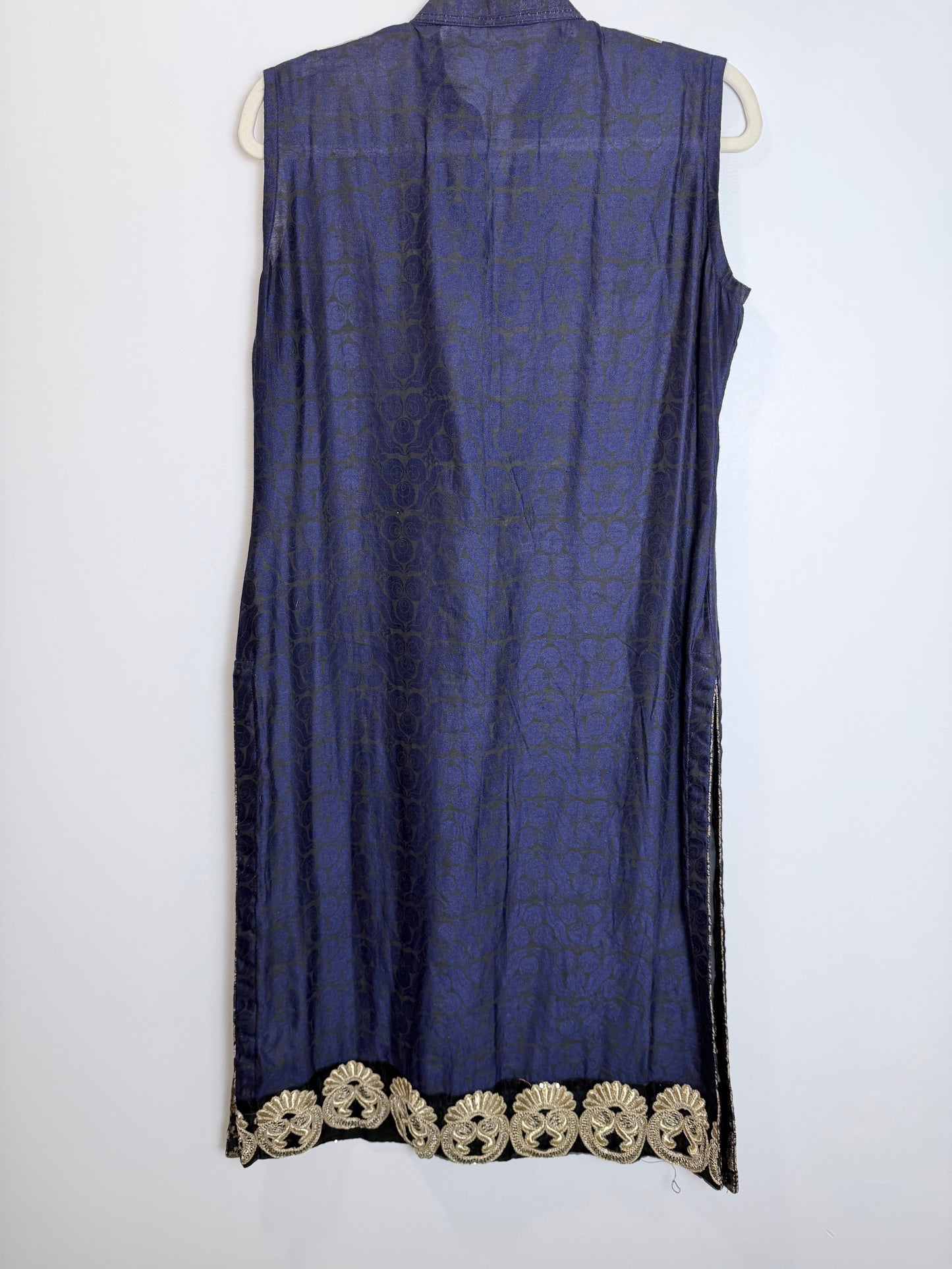 Blue Gold Kurta - 42