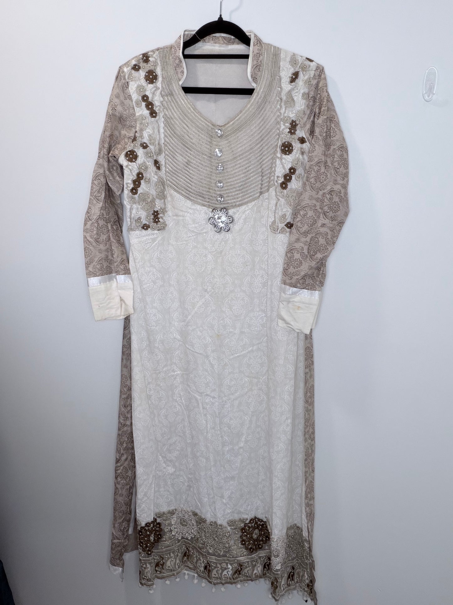 White off white Kurta - 38
