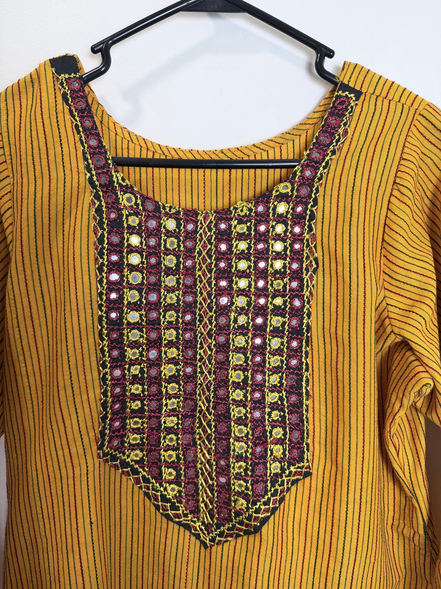 Mustard colorful Kurta - 42