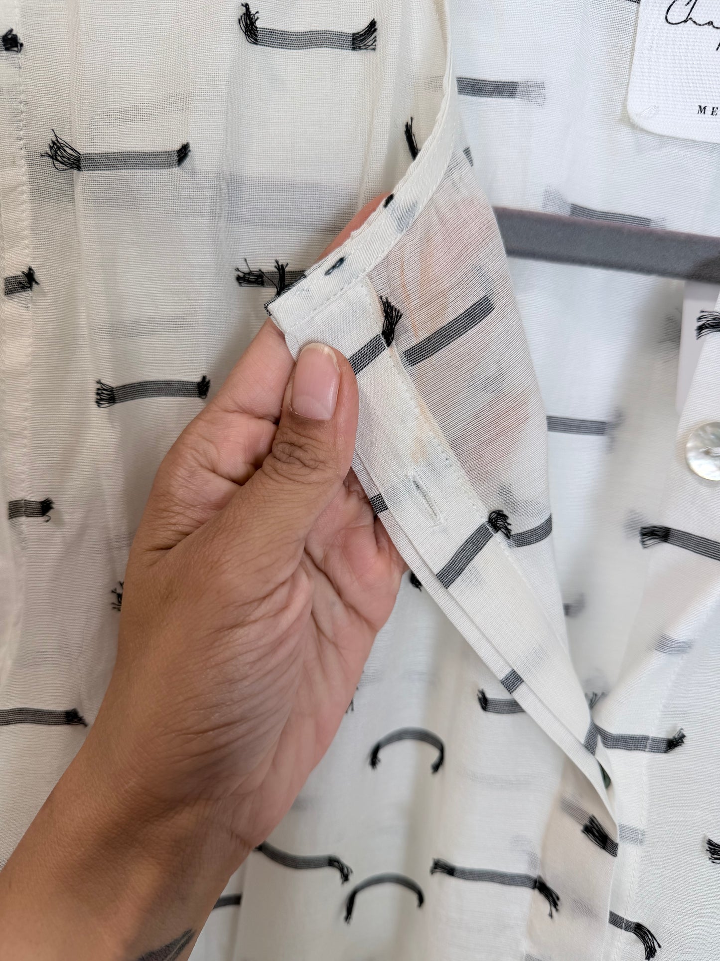 White Black Kurta - 44