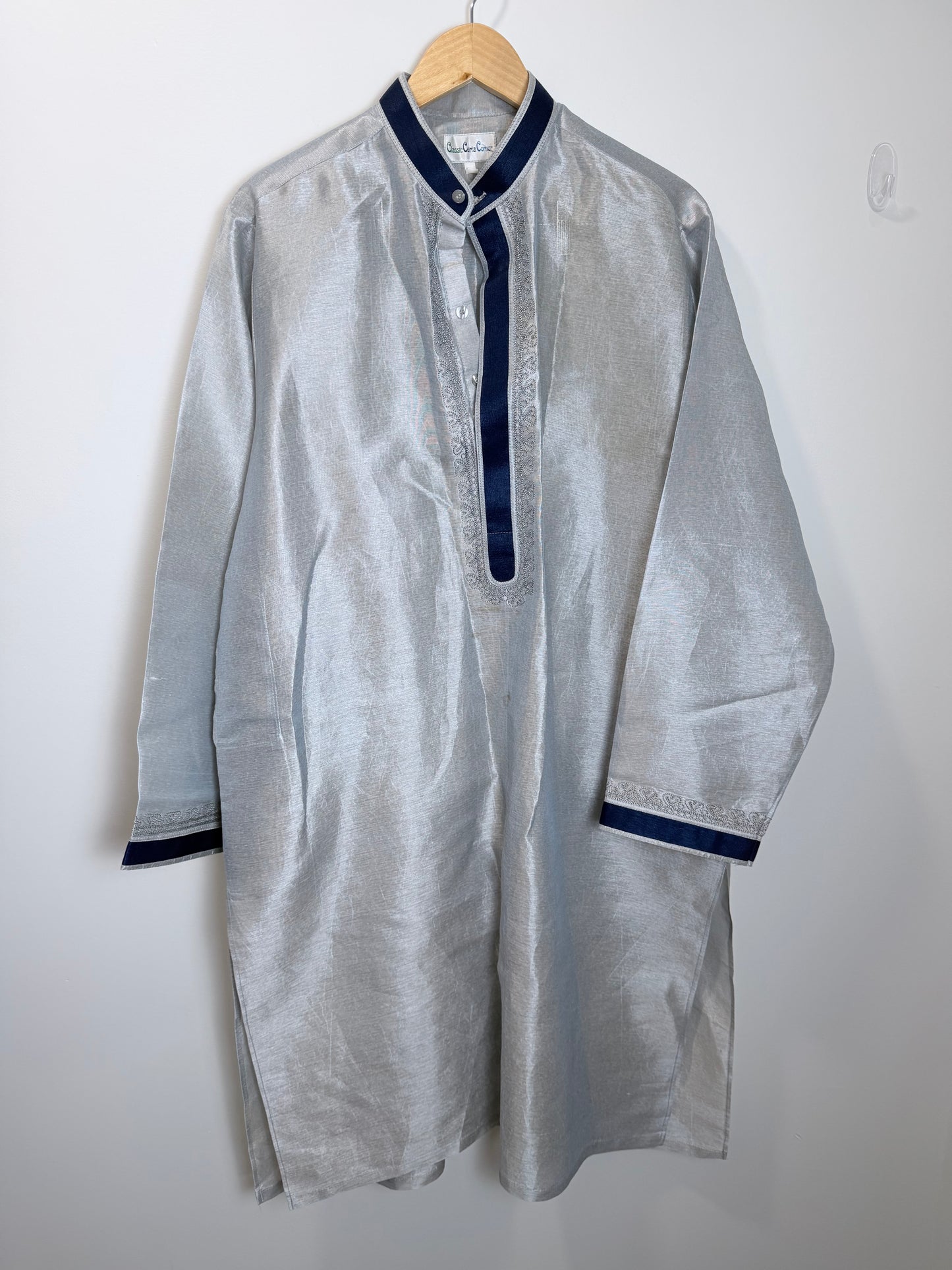 Blue Gray men’s Kurta set - large