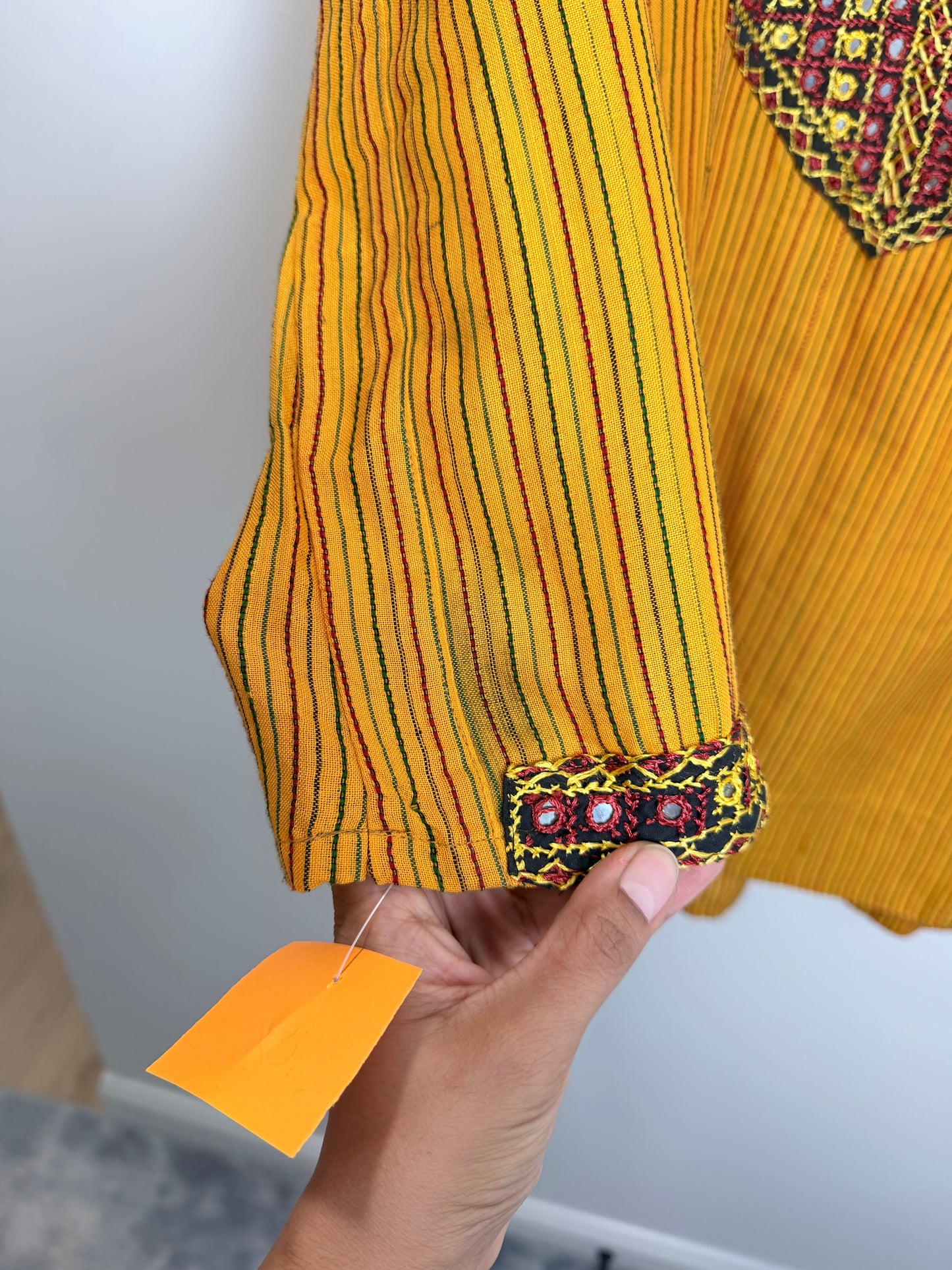 Mustard colorful Kurta - 42