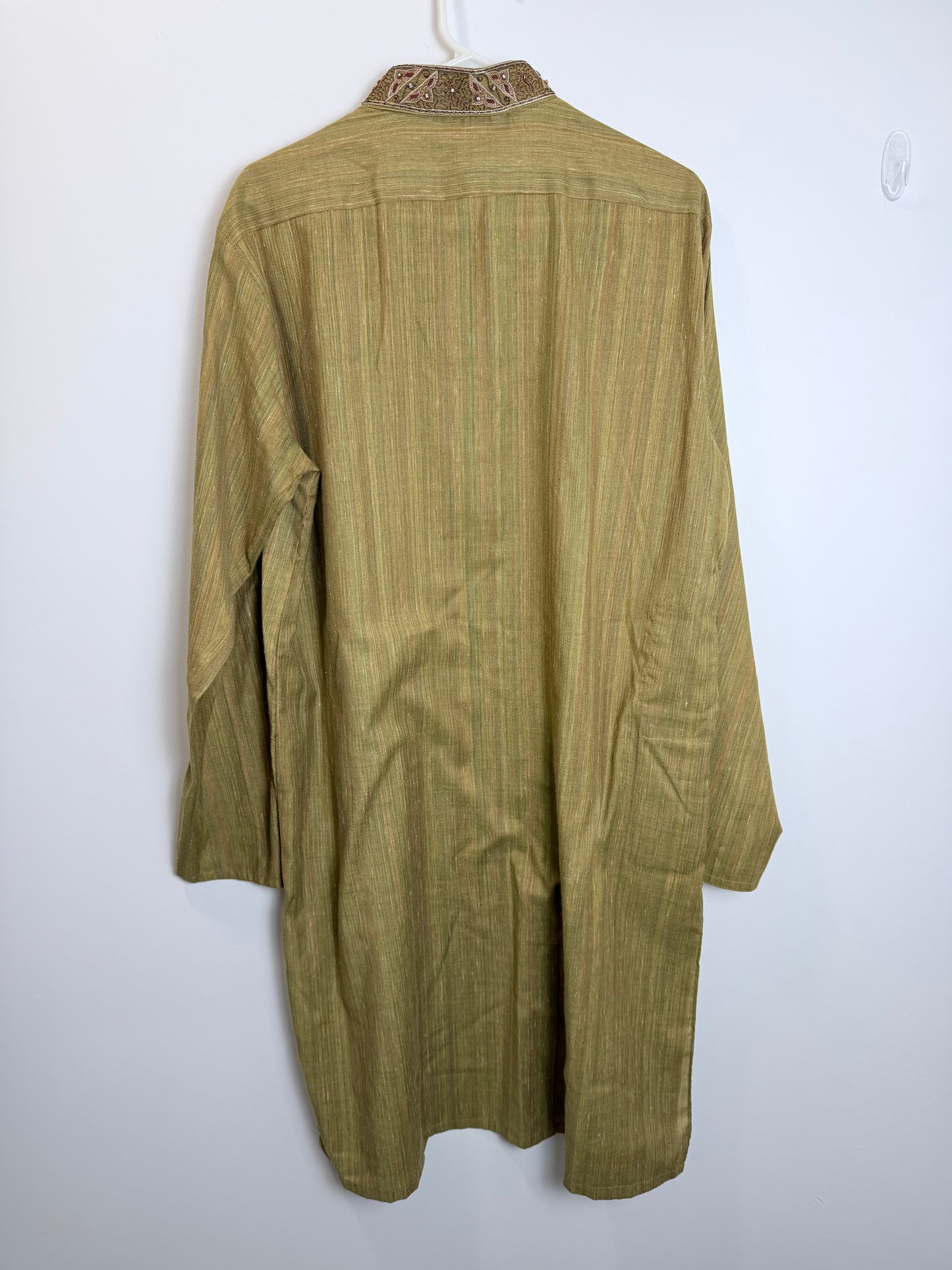 Henna green Men’s Kurta - Large