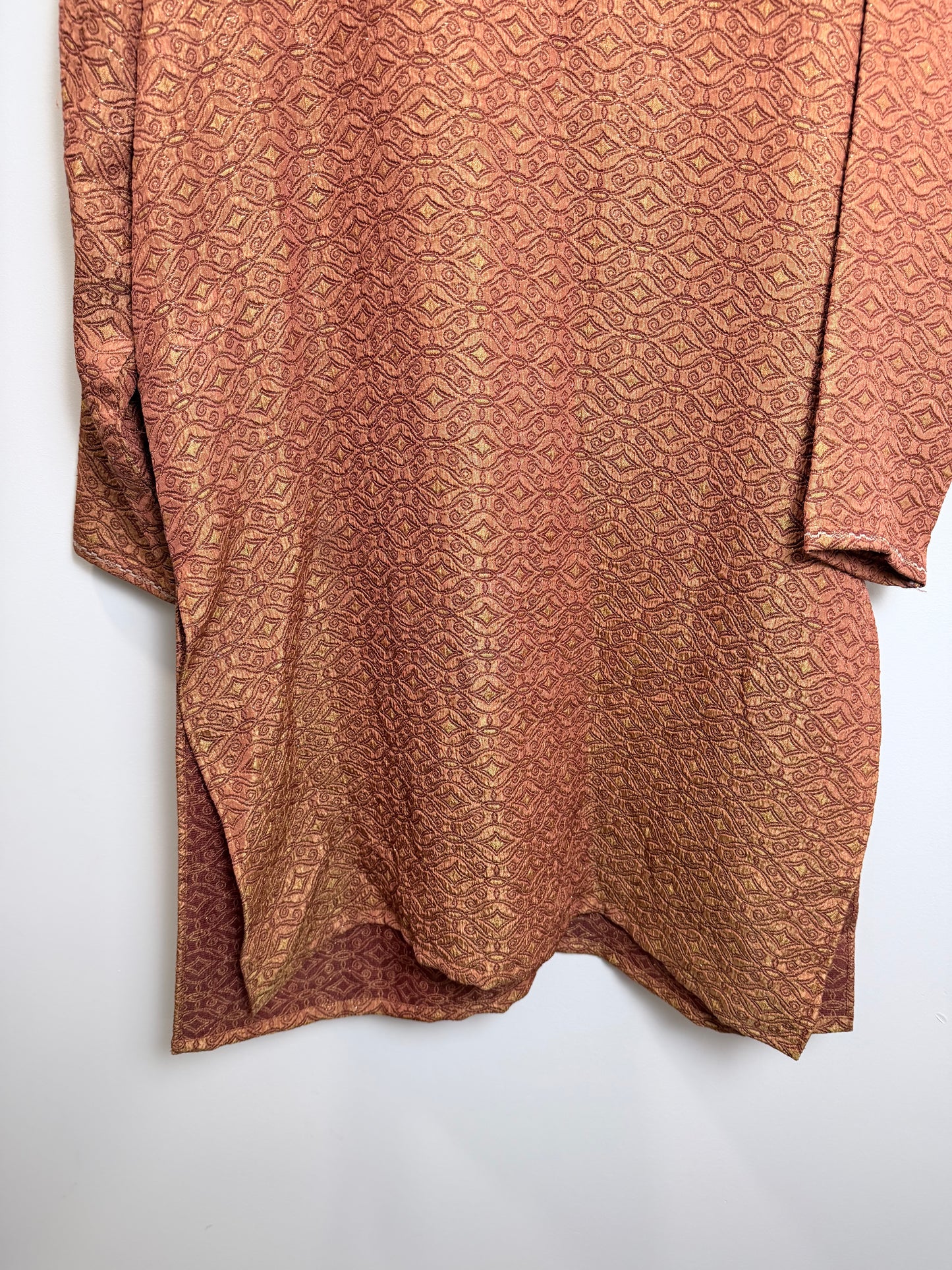 Orange Men’s Kurta - Large