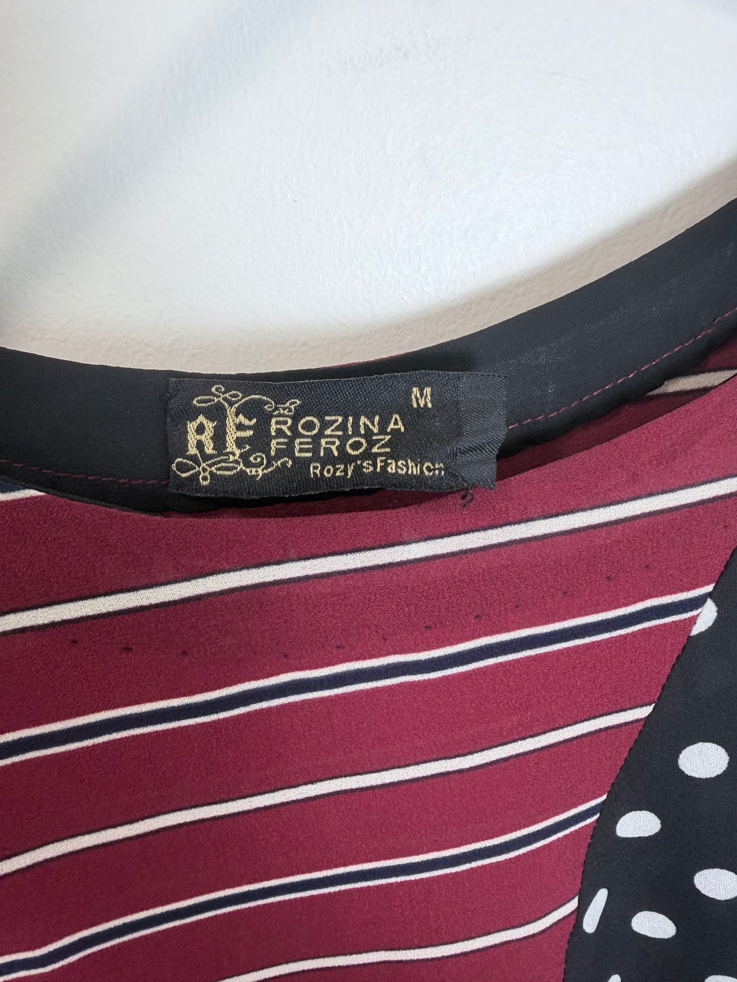 Black Red Kurta - 40