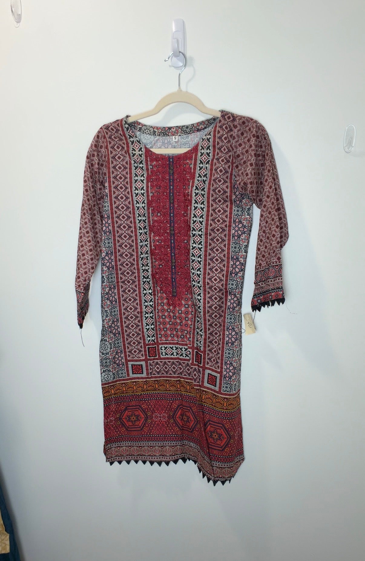 Red print Kurta - 36
