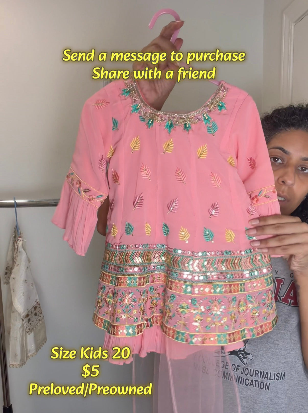 Pink Kids Size 20