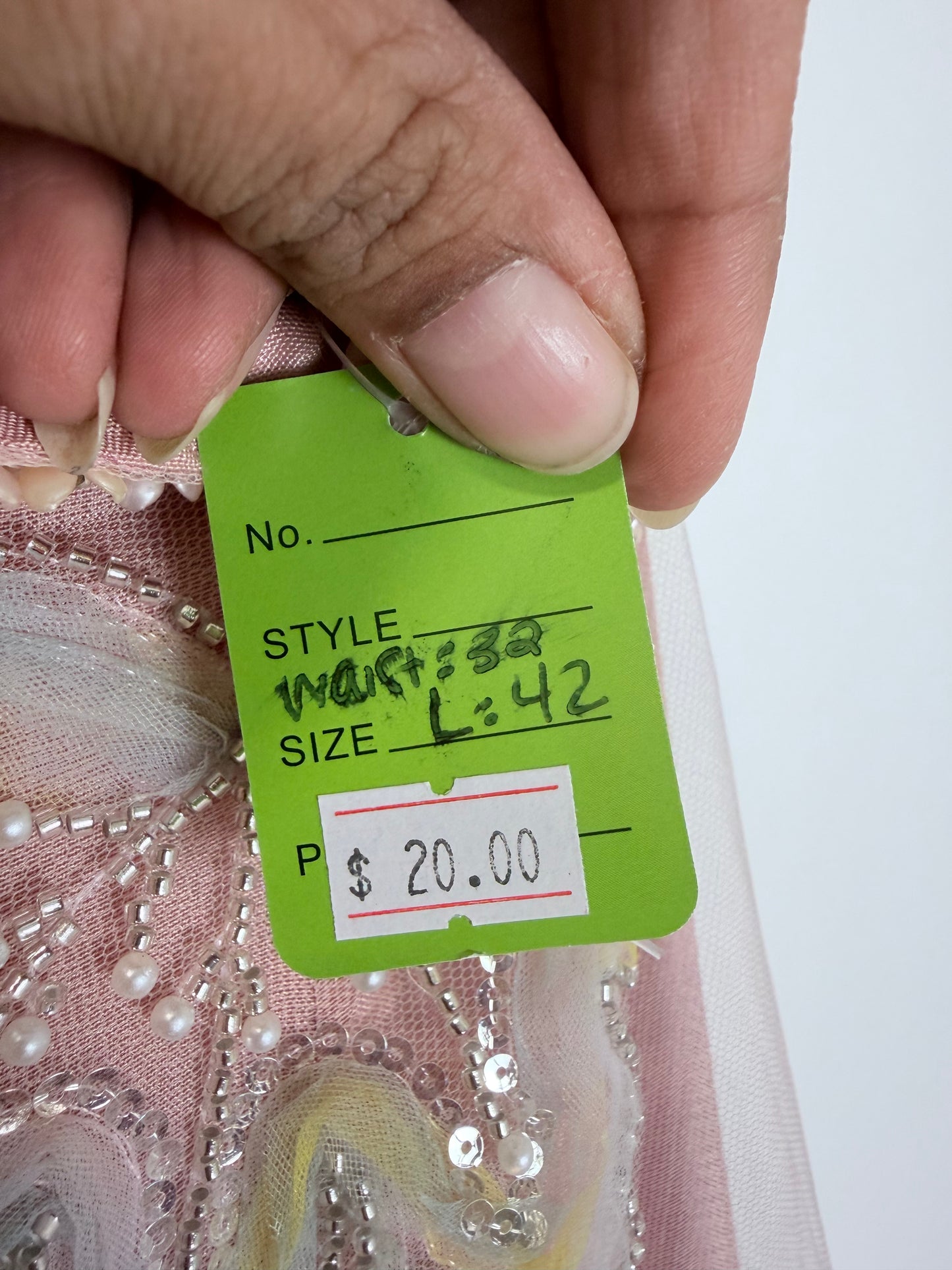 Pink pastel leaves - x small
